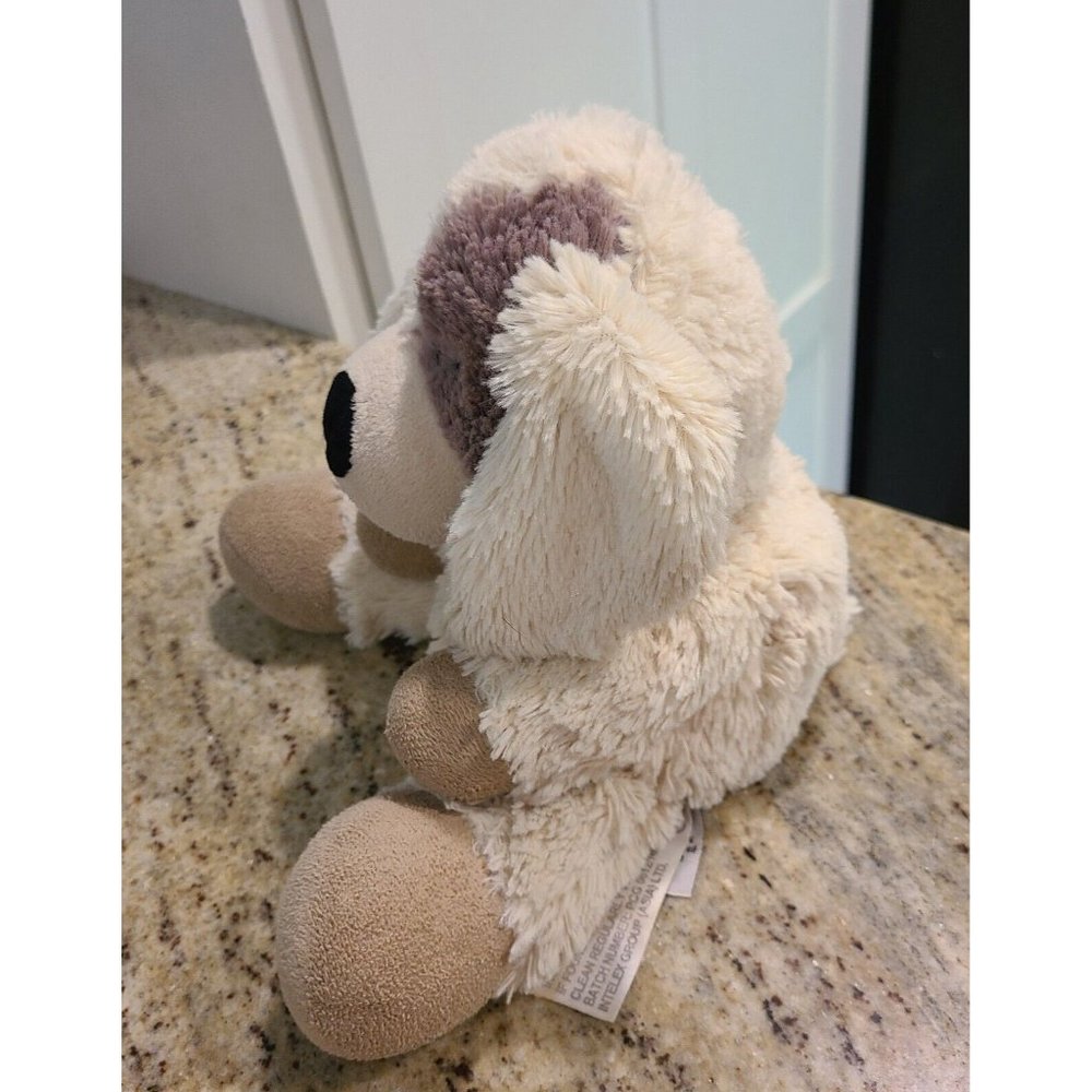 Intelex  Cozy Plush Weighted Dog Biege Tag Floppy Ears Flaxseed Lavender - Picture 2 of 12